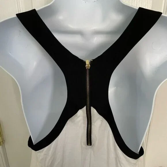 Express Tank Top Medium Mixed Media Sleeveless Old Money Minimalist Quiet Luxury - Picture 8 of 8